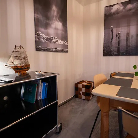 096 Maisonette-Fewo Havenkante Mit Direktem Zugang Zum Suedstrand Wilhelmshaven Esterno foto